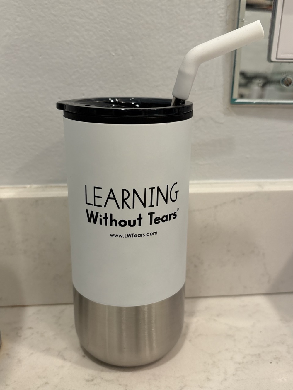 Learning Without Tears Stainless Steel Tumbler - White